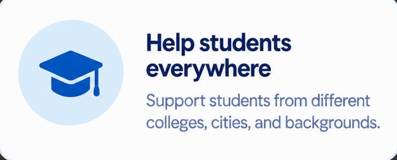 Help students everywhere
